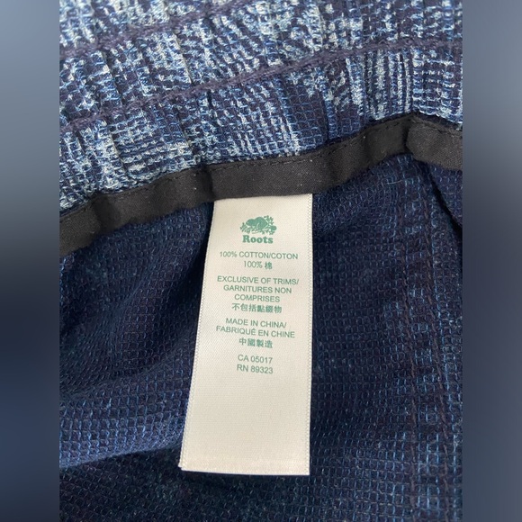 ROOTS x Bookhou Cotton Indigo Dyed Shorts XS - Picture 5 of 6